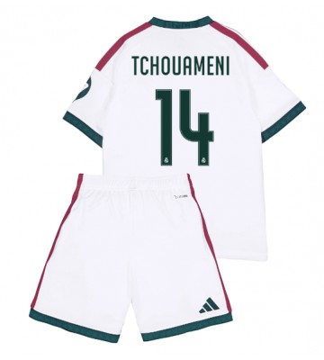 Real Madrid Aurelien Tchouameni #14 Replika Hemmatröja Barn 2026-27 Kortärmad (+ Korta byxor)